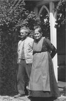 Marte Marie og mannen Ole Christian.