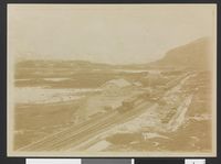 Stasjonen i 1907. Ukjent fotograf, Nasjonalbiblioteket.