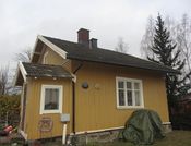 Vokterbolig ved Haugenstua stasjon, Oslo, på Hovedbanen. Foto: Stig Rune Pedersen