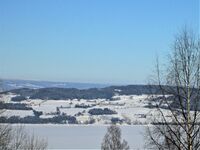 Helgøya sett fra Starum på Toten.