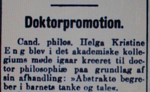 Helga Eng Aftenposten 1913 doktorgrad.JPG