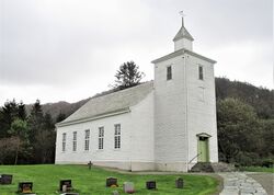 Helleland kirke i Eigersund kommune, 1832 Foto: Stig Rune Pedersen (2016).