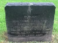 Henry Borgens gravminne ved Nordre gravlund i Oslo