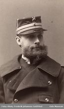 Major Herman Morten Fredrik Anker (1840–1921). Foto: Frederik Klem (1880-åra)