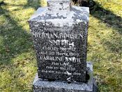 Gravminnet til kommandør Herman Roosen Smith. Foto: Stig Rune Pedersen