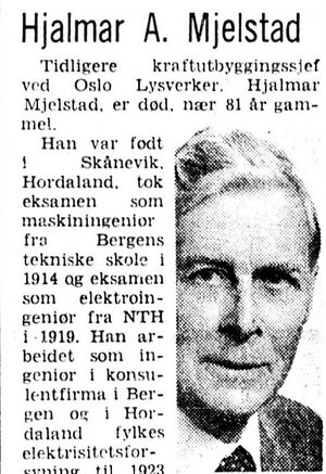 Hjalmar Andreas Mjelstad nekrolog Aftenposten 1976.JPG