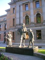 Holbergmonumentet i Studenterlunden. Foto: Shyamal (2008)