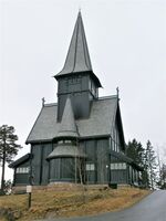 Sett mot vest med apsis. Foto: Chris Nyborg (2013).