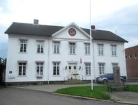 Holmestrand gamle rådhus og politistasjon, Kirkegaten 15. Foto: Stig Rune Pedersen