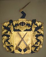 Familien Holmsens familievåpen.