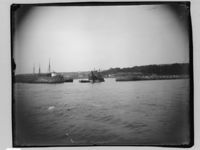 21. Horten. Oversikt fra innseilingen til båthavnen - NB MS G4 0171.jpg