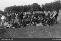 Militærleir på Hovedøya. Foto: Ukjent (1913)