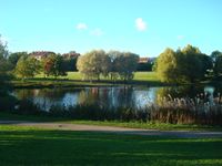 Grense mot sørøst: Hovindammen. Foto: Ole Anders Flatmo (2013).