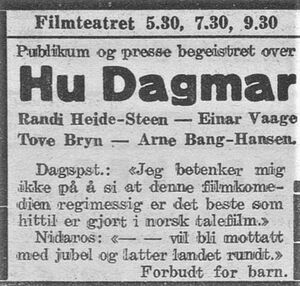 Hu Dagmar film annonse 1939.jpg