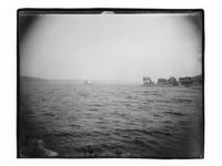 Fyret fotografert mellom 1880 og 1910. Foto: Marthinius Skøien