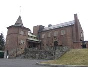 Husebyveien 6: Teglsteinsvilla oppført for Øivind Lorentzen i 1918. Foto: Stig Rune Pedersen