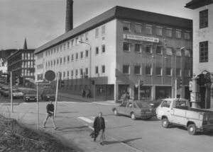 Hvedings gate Harstad meieri 1990.jpg