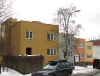 Rekkehus, Industrigata 15 A-D i Oslo (1931). Foto: Stig Rune Pedersen