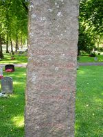 Ingeniør Fredrik Størmers gravminne. Foto: Stig Rune Pedersen