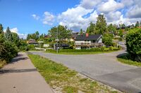 Eneboliger fra 1970- og 1980-årene i Tømmerfaret og Kruttmølleveien. Foto: Leif-Harald Ruud