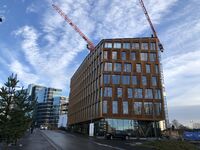 Nr. 11–13: Valle Wood, bak nr. 9: Helsfyr Panorama. Foto: (Ssu).