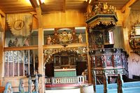 Kyrkjeinteriøret. Foto: Arnfinn Kjelland