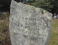 Skiløperen Ivar Formos gravminne på Vestre Aker kirkegård. Foto: Stig Rune Pedersen