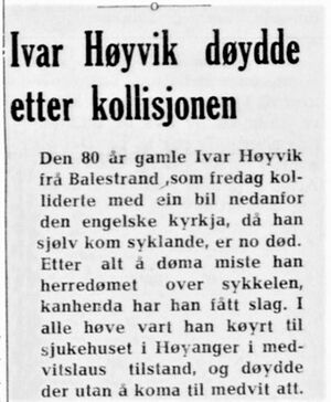 Ivar Høyvik faksimile Sogns Avis 1961.jpg