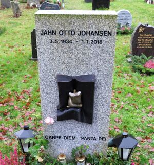 Jahn Otto Johansen gravminne Oslo.JPG