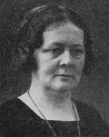 Gunhild Jacobsen. Dedikert avholdskvinne. Medlem av Nidaros Avholdslags sangkor og en drivende kraft i barnelagsarbeidet.