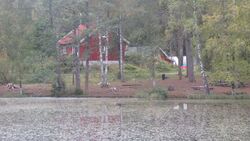 Plassen Jegersborg sett fra dammen. Foto: Erlend Bjørtveit (2013).