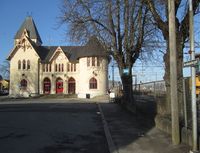 Motiv fra jernbanetorget i Halden. Foto: Stig Rune Pedersen
