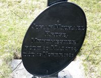 Gravminnet til myntmester Johan Michael Kruse. Foto: Stig Rune Pedersen