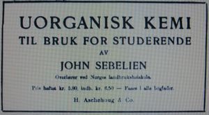 John Sebelien annonse lærebok Aftenposten 1910.JPG