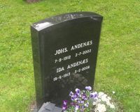 Jusprofessor Johs. Andenæs er gravlagt på Ullern kirkegård. Foto: Stig Rune Pedersen