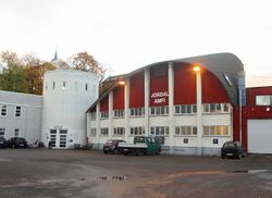 Jordal Amfi i Oslo. 1952. ark. Rinnan og Tveten. Revet 2017 for oppføring av ny stadion. Foto: Stig Rune Pedersen (2014).