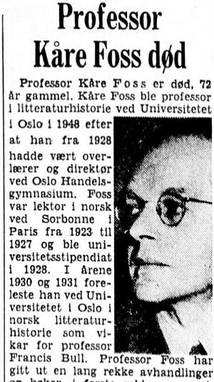 Kåre Foss nekrolog Aftenposten 1967.JPG