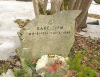 Pianist, komponist og kringkastingsmann Kåre Siem er gravlagt på Vestre Aker kirkegård. Foto: Stig Rune Pedersen