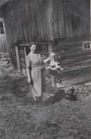 Petra med rabarbra; dagens dessert var rabarbrasuppe?