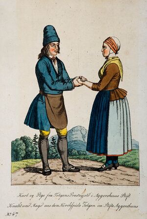 Karl og Pige fra Tolgens Praestegjeld i Aggershuus stift.jpg