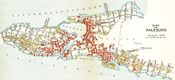 Kart over Ålesund frå 1911.