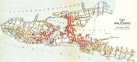 Kart over Ålesund fra 1911.
