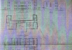 Kaserner for Flybataljonen i Sørumsbakken, arbeidstegning 1.