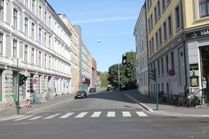 Kingos gate fra Waldemar Thranes gate.JPG