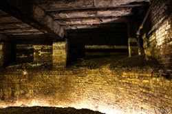 Kings Cross Ice-Well, London.