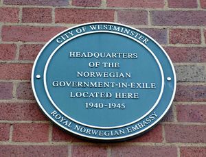 Kingston House London plakett.jpg