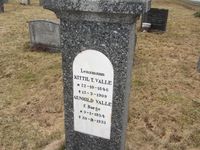 Gravminnet til Kittil Valle, lensmann i Rollag 1885-1909.