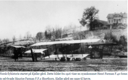 Kjeller i 1916, Kjeller gård bak. Kilde ukjent.