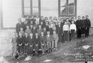 Kjorumsgrendens skole1911.jpg