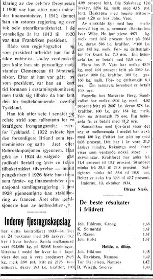 Klipp 1 fra Inntrøndelagen og Trønderbladet 17.10. 1934.jpg